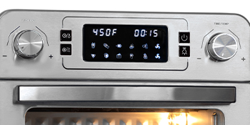 Deco Chef 24QT Stainless Steel Countertop Toaster Air Fryer Oven +  Accessories 840133938616