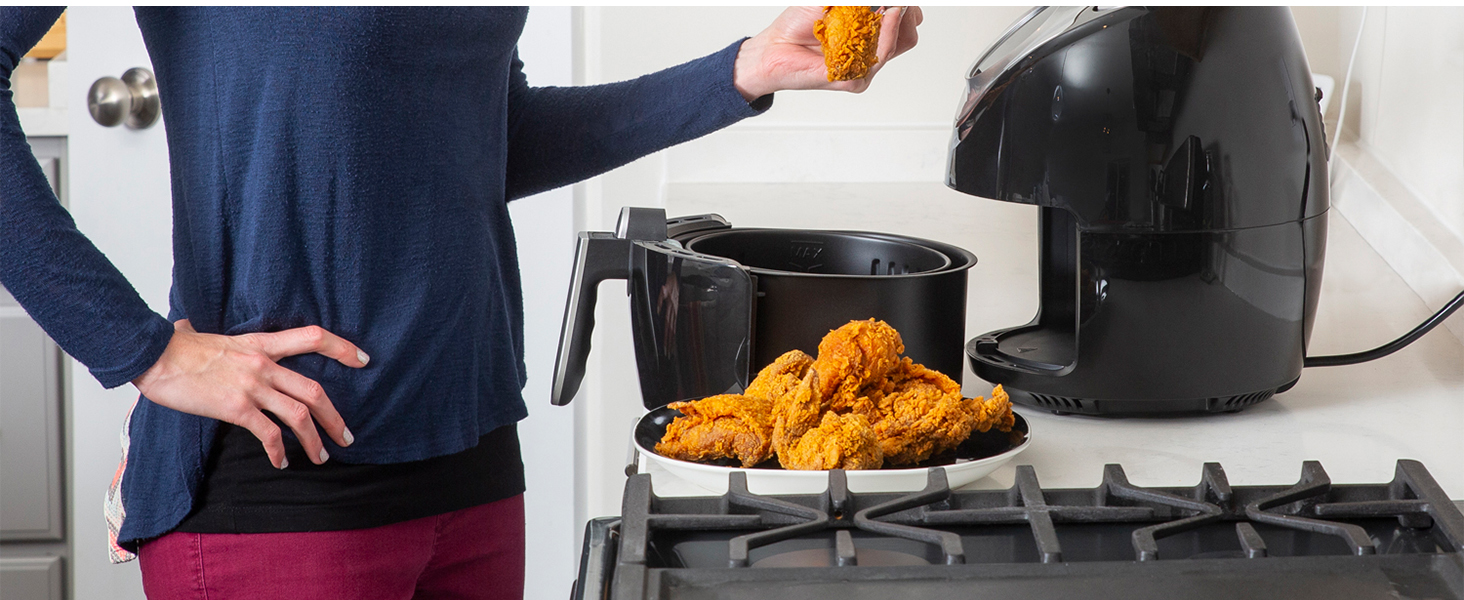 Commercial Chef CHAF35B 3.7-Quart Air Fryer 