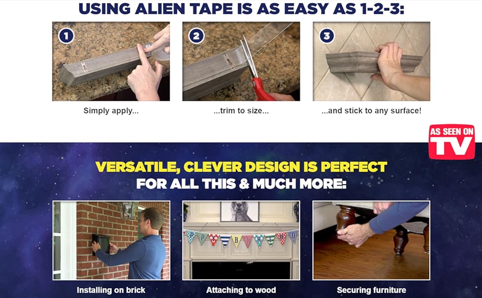 Alien Tape Multifunction Double Side 3 Rolls for Sale in Covina, CA -  OfferUp