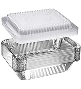 9 X 13 ” Aluminum Foil Pans (30 Pack), Durable Disposable Grill Drip  Grease Tra