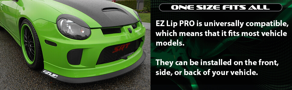 EZ Lippe Pro - EZ Lip Pro universal flexibel Schwarz 5cm / 259cm