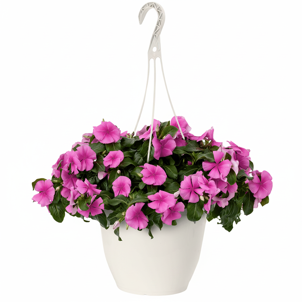 Expert Gardener Vinca Trailing Various Colors Hanging Basket