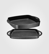 Bruntmor Oval Mini Cast Iron Sizzler Plates Skillet Set Of 4, 1.38 H 5.91 L  1.97 W - Kroger