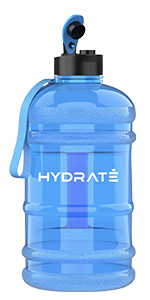 Half Gallon Water Bottle - BPA Free, Flip Cap, Gym/Sports, Extra Strong -  HYDRATE XL (74oz), Half Gallon - Kroger