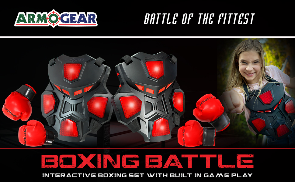 Armogear boxing battle laser tag battle of the newest fittiest