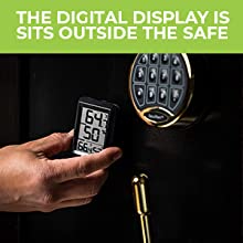 SnapSafe 75909 Gun Safe Hygrometer LCD Display AAA (2) – GunStuff