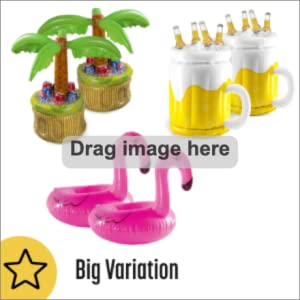 18 Inflatable Cooler, Beer Cooler for Parties, Luau Party Supplies for Adults 2 Pack