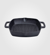 Bruntmor 6 x 4 Pre-seasoned Black Cast Iron Nonstick Frying Pan Set of 4,  6 x4 - City Market