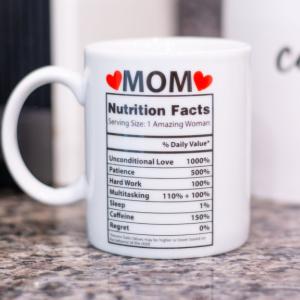 Girl Mom Mug, Girl Mom Gift, Girl Mom Nutritional Facts Mug, - Inspire  Uplift