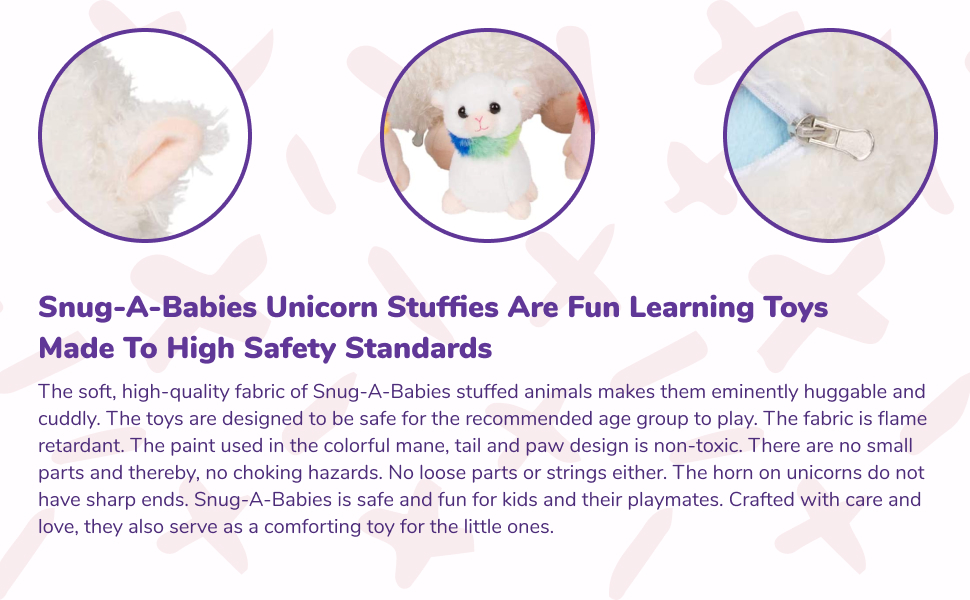 Snugababies Llama Stuffed Animals for Girls Ages 3 4 5 6 7 8 Years; Stuffed  Llama with 4 Baby Llamas in her Tummy; Toy Pillows for Girls 