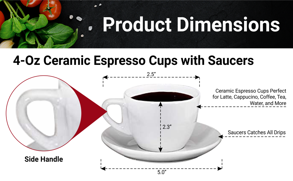 Epare Retro 4-oz. Espresso Cups, Set of 2 - Brnoverflw