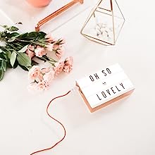 My Cinema Lightbox - Rose Gold Light Box, 4x6 inches - Micro LED Marquee  light box for kids with 100 Letters, Numbers and Emojis - DIY Mini Sign,  with