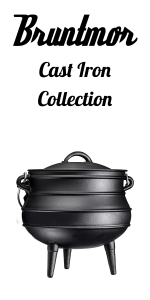 Bruntmor 9 Qt Black, Lid & Deep Fry Basket Set  2-in-1 Pre-seasoned Cast  Iron Dutch Oven, 9 Qt - Fry's Food Stores