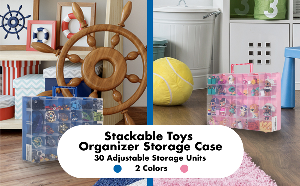 Bins & Things Toy Organizer - 30 Compartments, Compatible with Hot