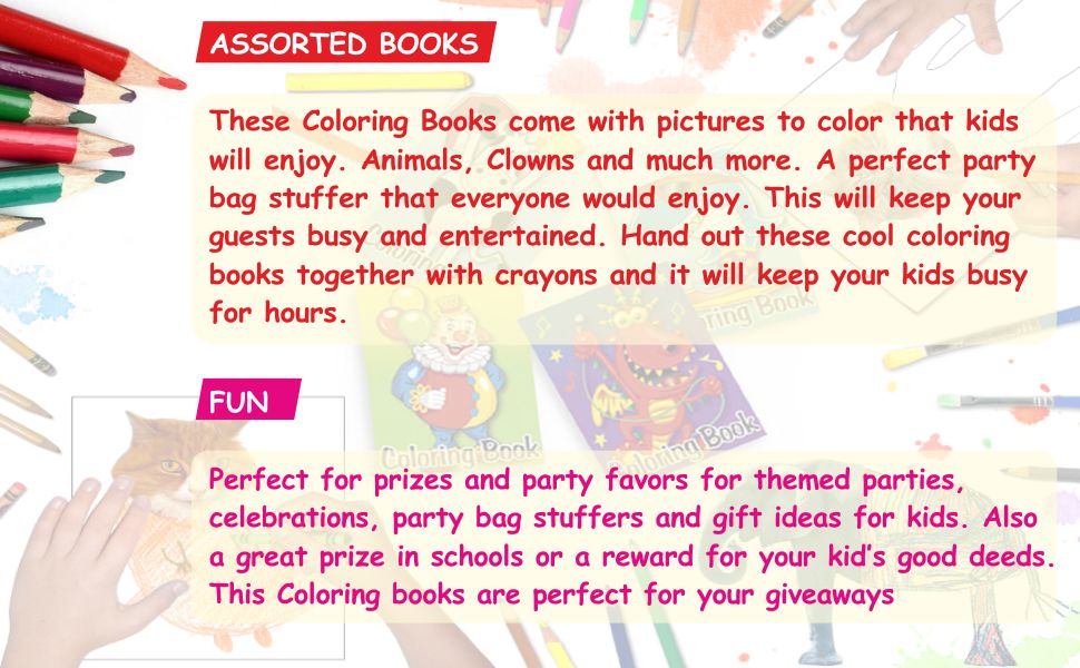 Mini coloring books for kids (4 U)  Online Agency to Buy and Send Food,  Meat, Packages, Gift