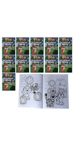 Kicko Mini Coloring Book 12 Assorted Activity Sheets 6 Pages Each Perfect  Kids