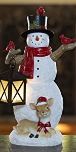 VP Home Glowing Star Snowman Decor LED Holiday Light Up Figurines, 5.98 H  11.57 L 8.98 W - Fry's Food Stores