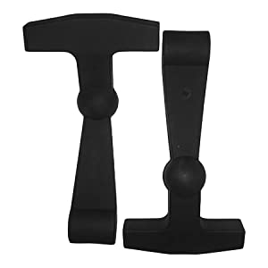 Cooler Latches Replacement for Yeti RTIC Lid Latch Parts(2 Pack) Compatible  with Yeti Coolers T-Latches Made of Premium Hard Durable Rubber black