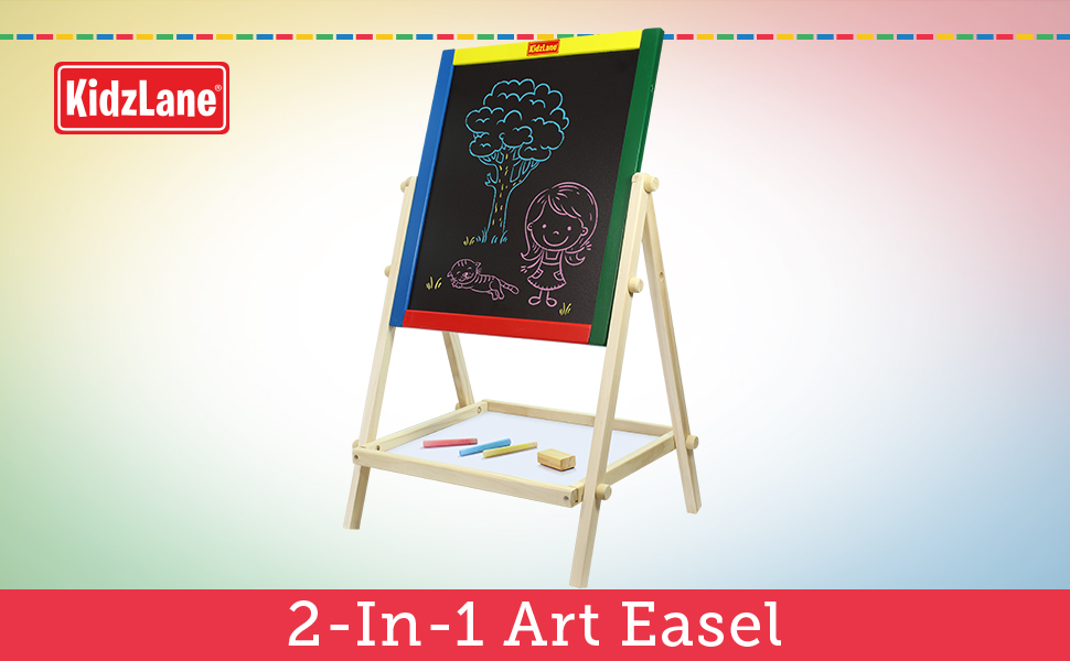  AVIASWIN Wooden Art Easel for Kids 3 Years and Up