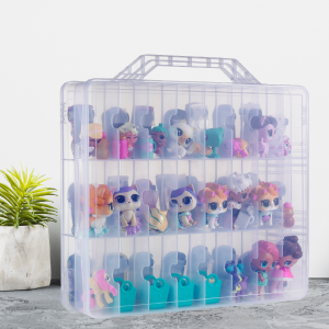Bins & Things Toys Organizer Storage Case With 48 Slots, Clear : Target