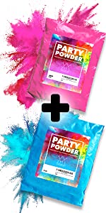 Hawwwy Color Powder for Gender Reveal (3)Pounds Pink, Blue, Yellow Packets of Colorful 2.46 Ounce (Pack of 12)