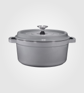 Bruntmor 7 Qt Gray 2-in-1 Dutch Oven, Skillets & Braising Pan, 7 Qt -  Gerbes Super Markets