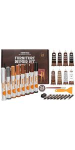 Katzco Furniture Repair Kit - Set of 17 - Wood Markers, Wax Sticks &  Sharpener, Set of 17 - Harris Teeter