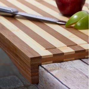  Prosumer's Choice Stovetop Cover Bamboo Cutting Board   Premium, Sustainable, Expands Kitchen Space, Easy to Clean - with  Adjustable Legs and Juice Grooves - Large : Home & Kitchen