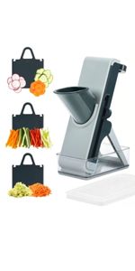 Homarden 3 Blade Stainless Steel Vegetable Spiral Slicer Industrial Quality Veggie Spiralizer