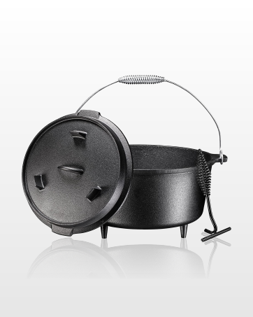 Bruntmor 8 Qt Cast Iron Dutch Oven w/ Flanged Lid & Pre-Seasoned, 8 Quart -  Gerbes Super Markets