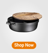 Bruntmor Cast Iron 7-cup Biscuit Pan Non Stick - Black : Target