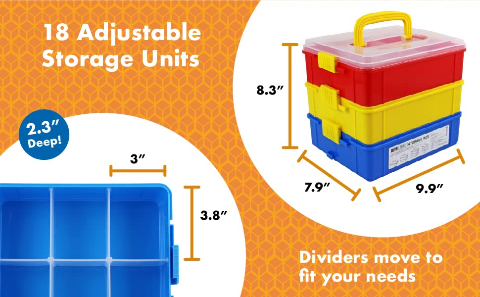 Stackable Toys Organizer Storage Case for Beyblade – G-Rack US