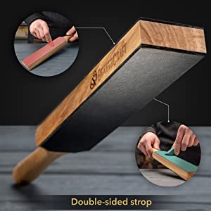 Double-Sided Leather Strop - Sharpal Inc.