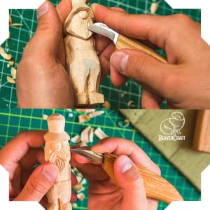 BeaverCraft Comfort Bird Carving Hobby Kit DIY01, wood carving set