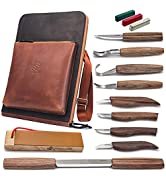 IMYMEE Wood Carving Tools Deluxe-Whittling Knife,Wood Carving Kit,Wood  Whittling Kit for Beginners,Spoon Carving Kit,Woodworking Tools Set Large  Wood