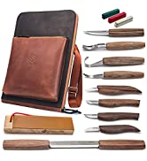Chip Carving Set Woodcarving Tools Whittling Kit for Beginners & Profi Wood  Carving Knives Chip Carving Knives Tools Linden Beavercraft S16 