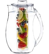 Plastic pitcher with spill proof lid – Ivation Products