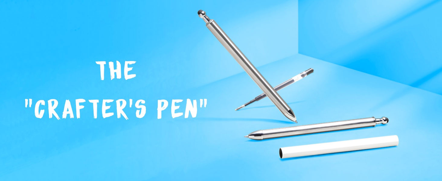 Makerflo 12 Pcs Sublimation Pens Blank Heat Transfer Pens for DIY