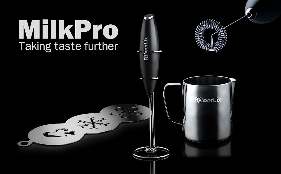 PowerLix Handheld Battery Milk Frother only $7.19!