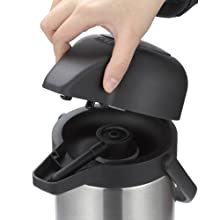 VONDIOR Airpot Coffee Dispenser with Pump - Insulated Stainless Steel 102  oz NIB 709202435534