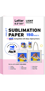Printers Jack Light Color Epson Sublimation Paper 11x17 inch 105gsm - 100  Sheets 