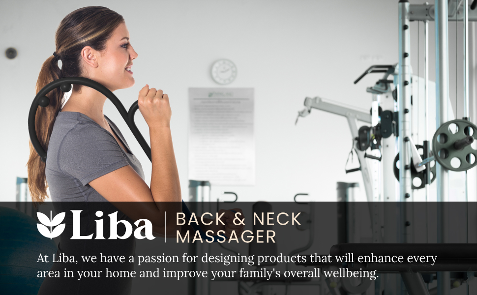 Liba Back And Neck Massager For Trigger Point Fibromyalgia Pain