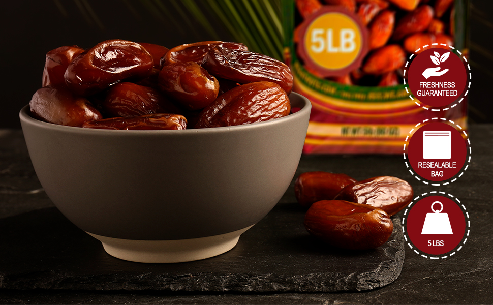 Pitted Dates - Dried Fruit - By the Pound 