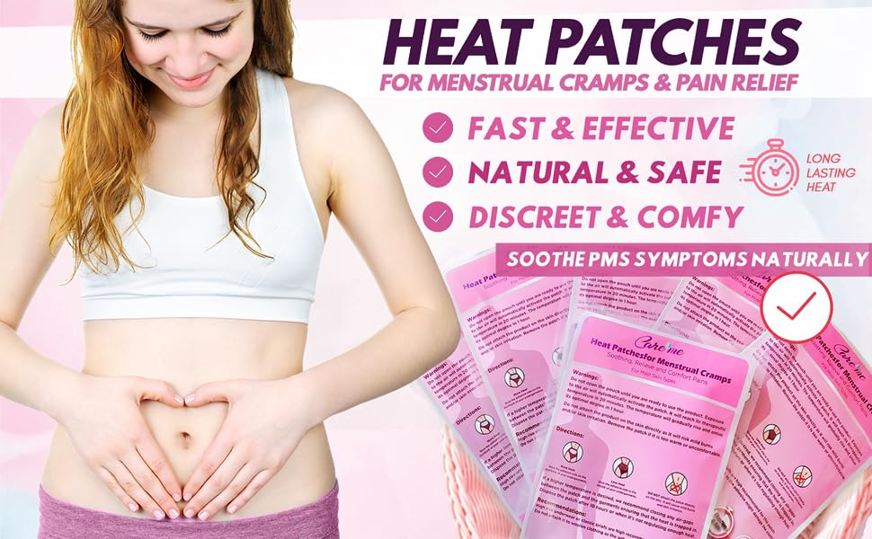 MEGRHYTHM Non Medicated Steam Heat Relief Thermo Patch Abdomen & Lower Back  (Improves Blood Circulation Relieves Menstrual Cramp) 5s, 💆🏻‍♂️Holiday  Self Care💆🏻‍♀️